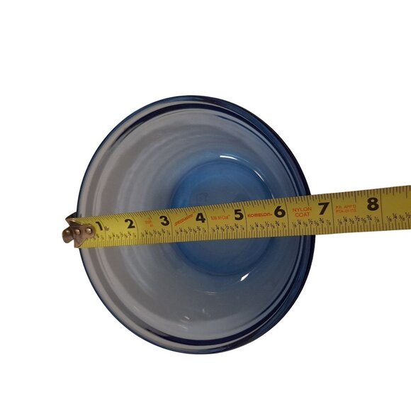 Anchor Hocking Cobalt Blue Mixing Bowl 1 Qt USA Glass - Picture 3 of 6